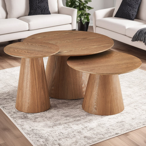 Round Coffee Table Tango ø60x40 - Oak